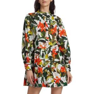 Alice + Olivia Cailin Tropical Mini Dress